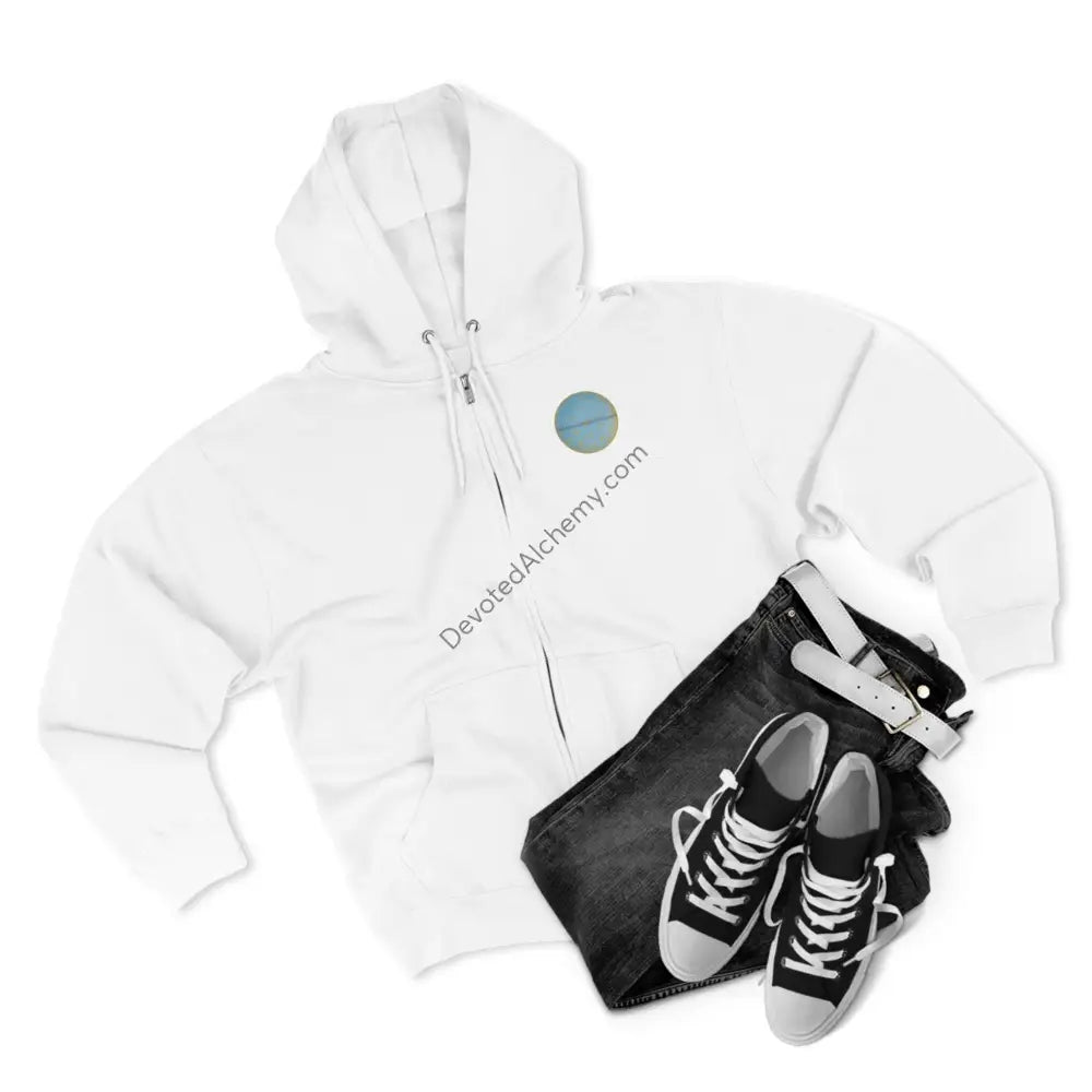 Gateway Geometries Unisex Zip Hoodie - Comfortable Stylish & Unique Design