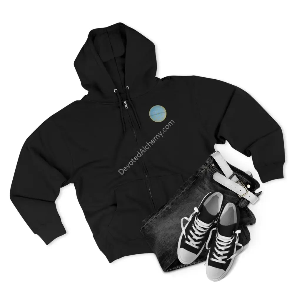 Gateway Geometries Unisex Zip Hoodie - Comfortable Stylish & Unique Design