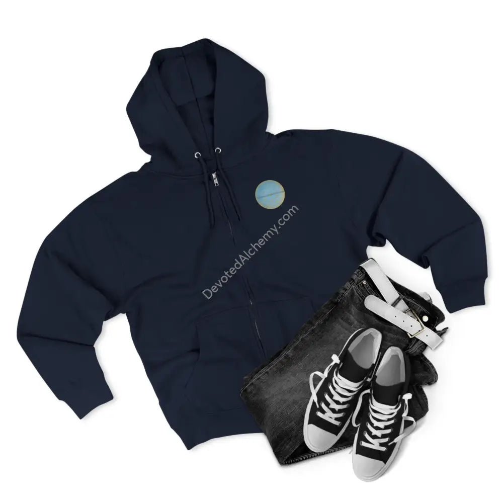 Gateway Geometries Unisex Zip Hoodie - Comfortable Stylish & Unique Design