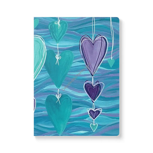Calm Heart Softcover Journal 100 pages (50 sheets) / Ruled line / 5.75’’ x 8’’ Paper products