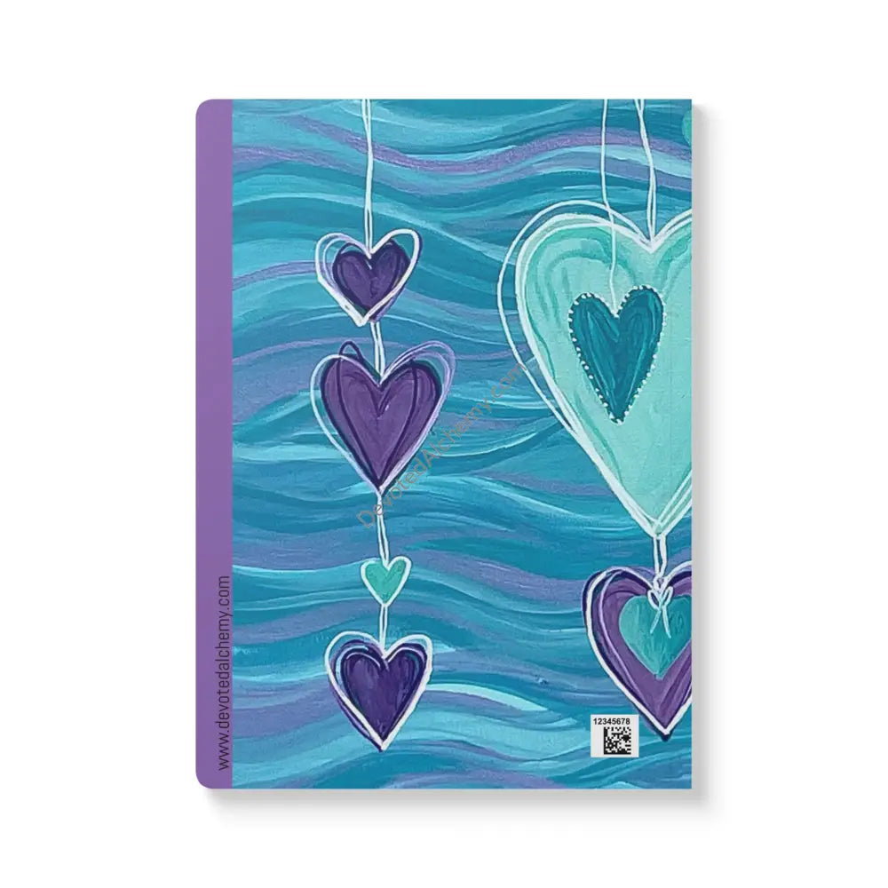 Calm Heart Softcover Journal 100 pages (50 sheets) / Ruled line / 5.75’’ x 8’’ Paper products