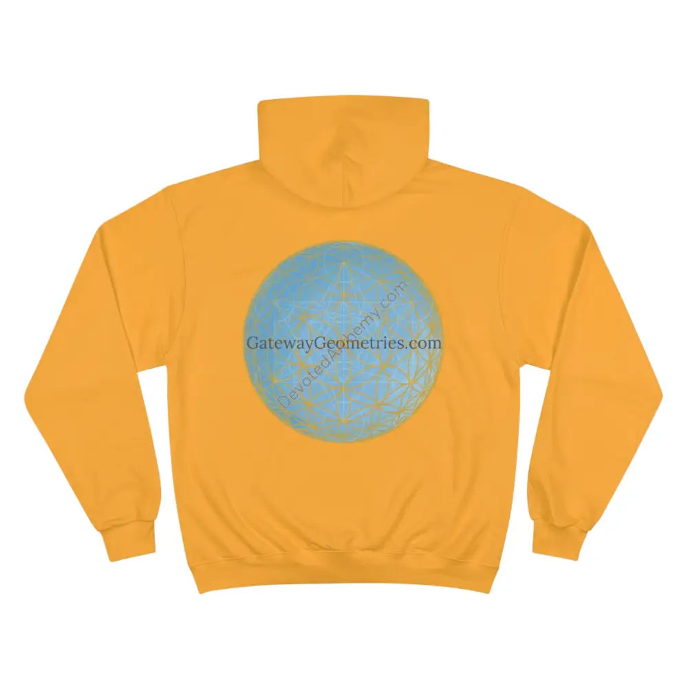 Champion Hoodie With Geometric Design - Perfect For Casual Wear & Gifts