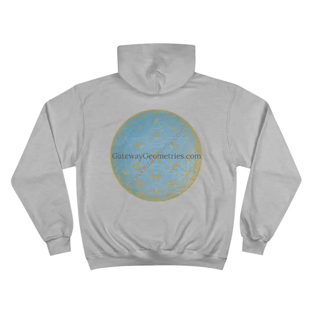 Champion Hoodie With Geometric Design - Perfect For Casual Wear & Gifts