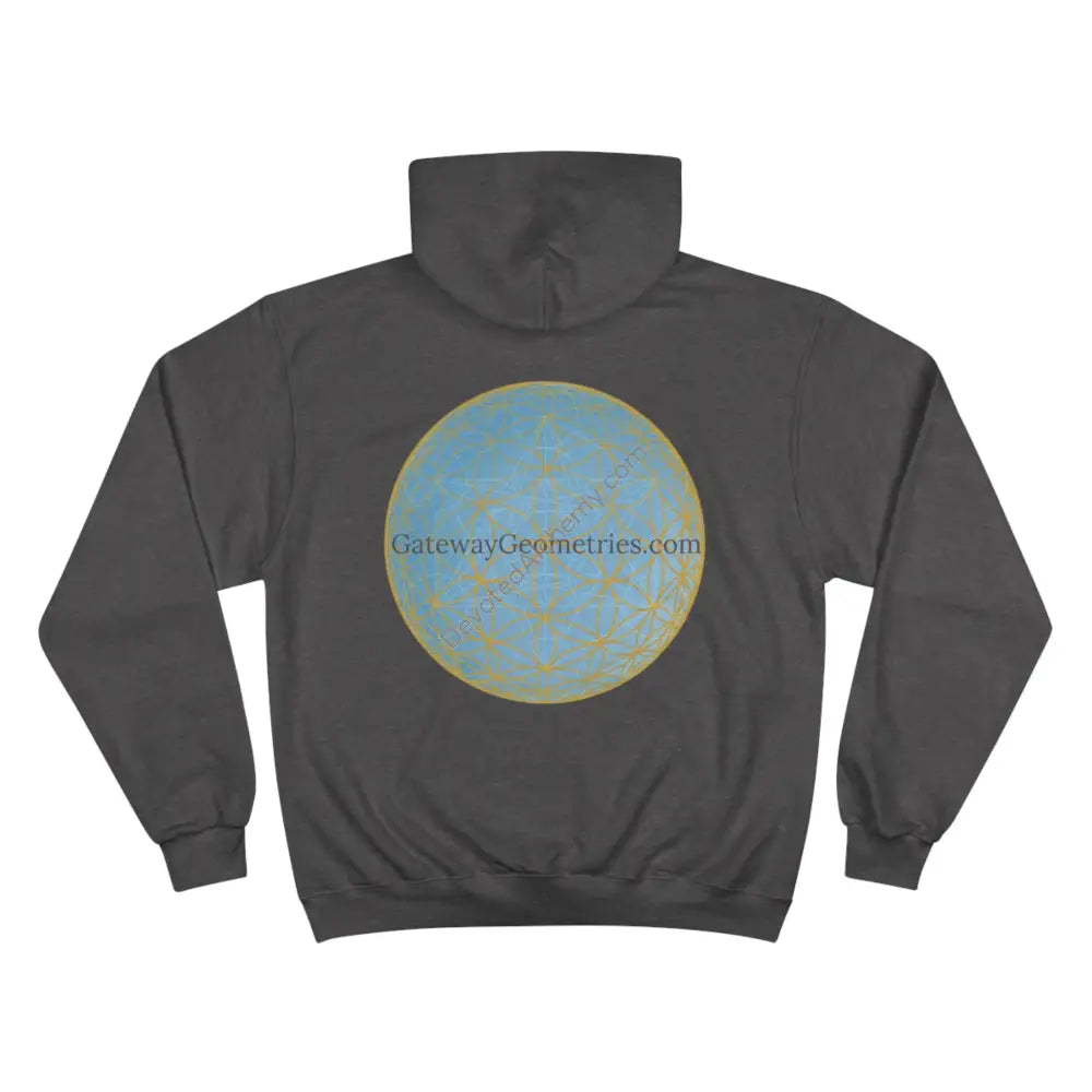 Champion Hoodie With Geometric Design - Perfect For Casual Wear & Gifts