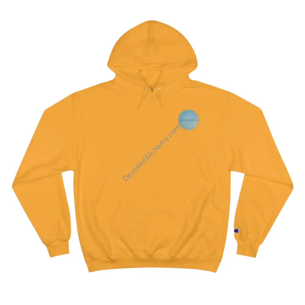 Champion Hoodie With Geometric Design - Perfect For Casual Wear & Gifts Gold / S
