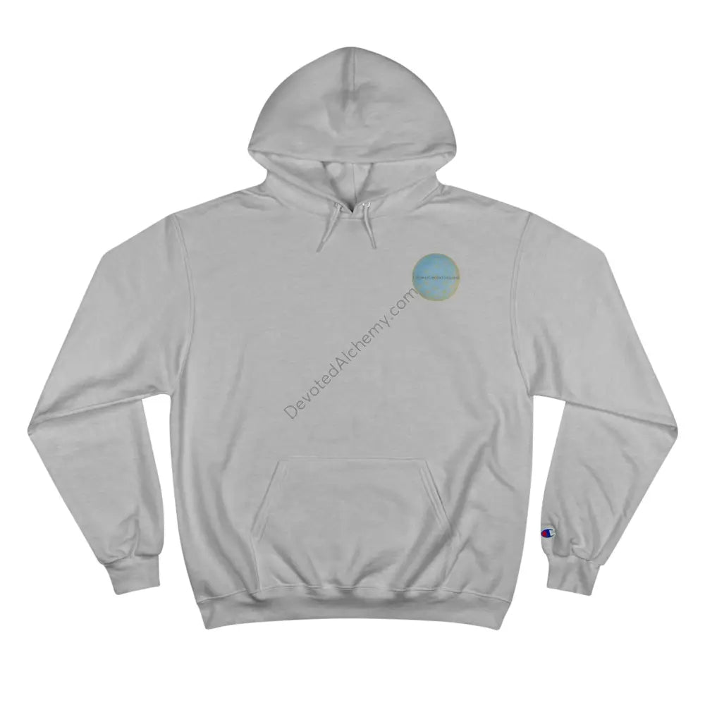 Champion Hoodie With Geometric Design - Perfect For Casual Wear & Gifts Light Steel / S