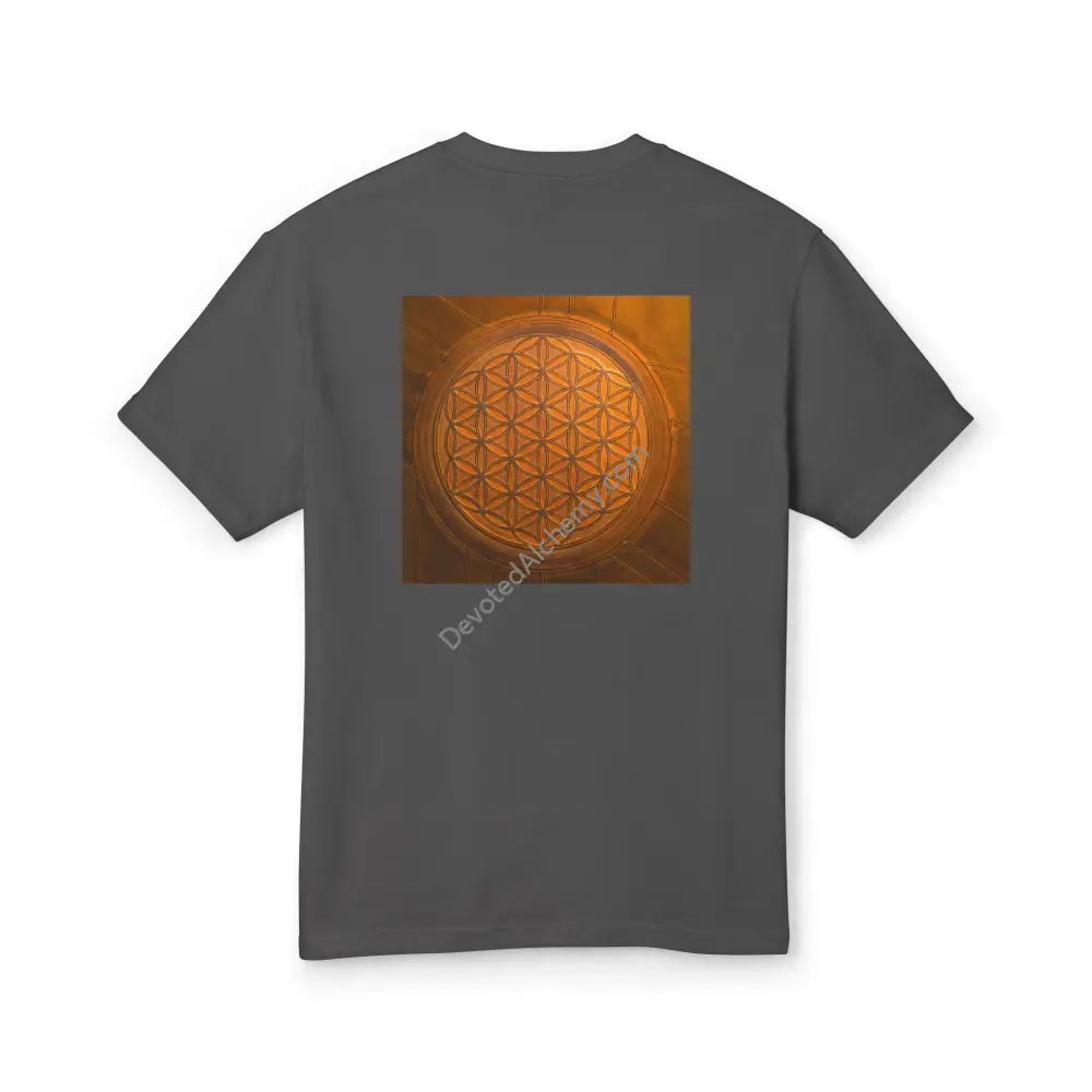 Copy Of Mystic Lion Heavyweight Cotton Tee - Unisex T-Shirt With Unique Design Faded Black / S