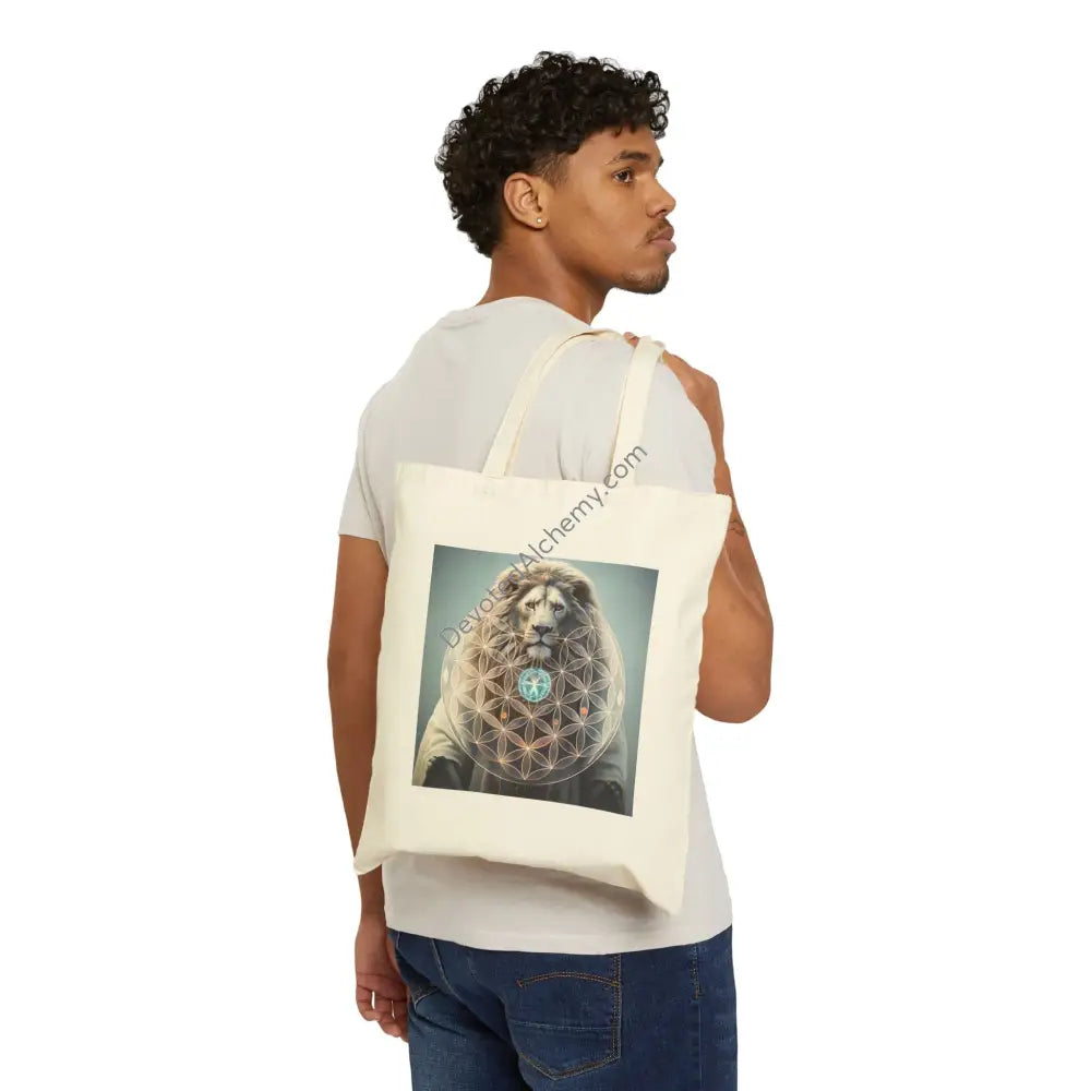 Copy of Visionary Heart Cotton Canvas Tote Bag | Eco-Friendly Shopping Bag Gift for Him Beach Tote Art Tote Reusable