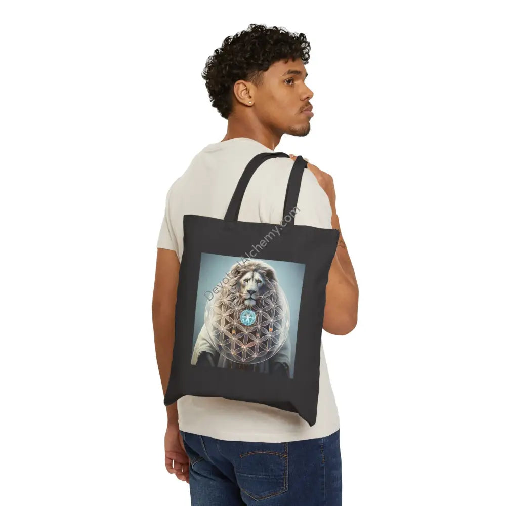 Copy of Visionary Heart Cotton Canvas Tote Bag | Eco-Friendly Shopping Bag Gift for Him Beach Tote Art Tote Reusable