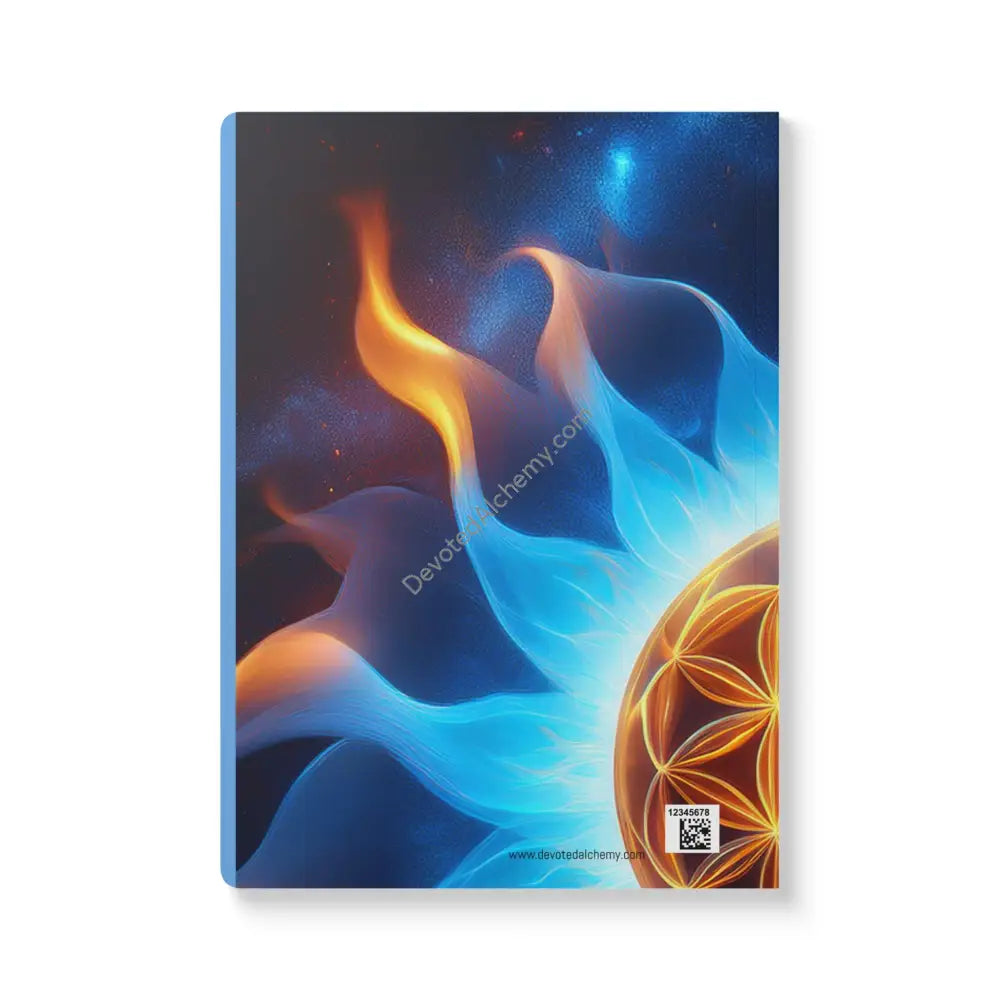 Cosmic Sun Softcover Journal | Dream Diary Empowerment Notebook Gratitude Journal Cosmic Art Stationery Gift for