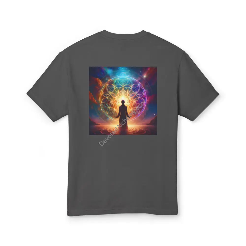 Devine Feminine Power Heavyweight Cotton Tee - Unisex T-Shirt With Unique Design Faded Black / S