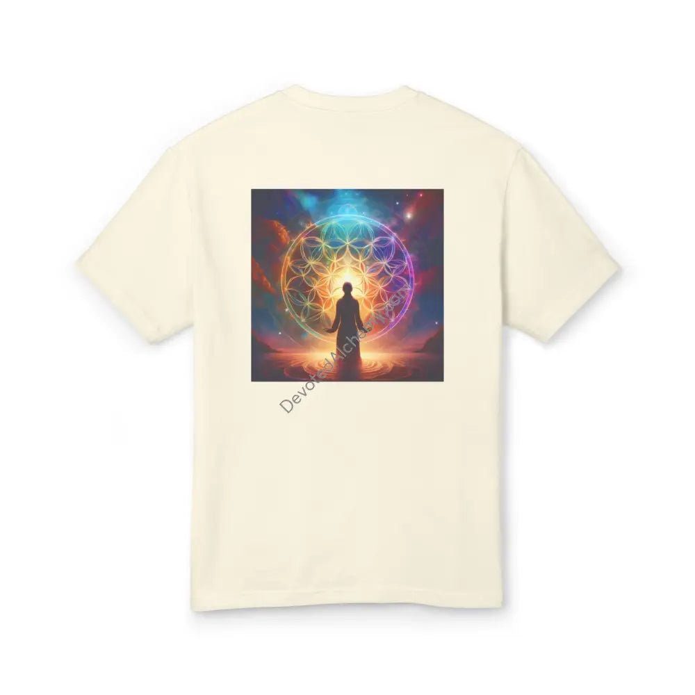 Devine Feminine Power Heavyweight Cotton Tee - Unisex T-Shirt With Unique Design Faded Cream / L
