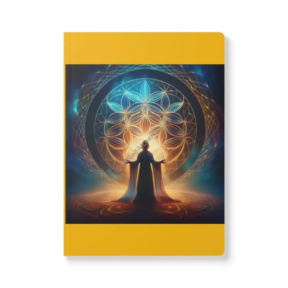 Devine Feminine Sacred Geometry Softcover Journal | Inspirational Writing Notebook 100 Pages (50