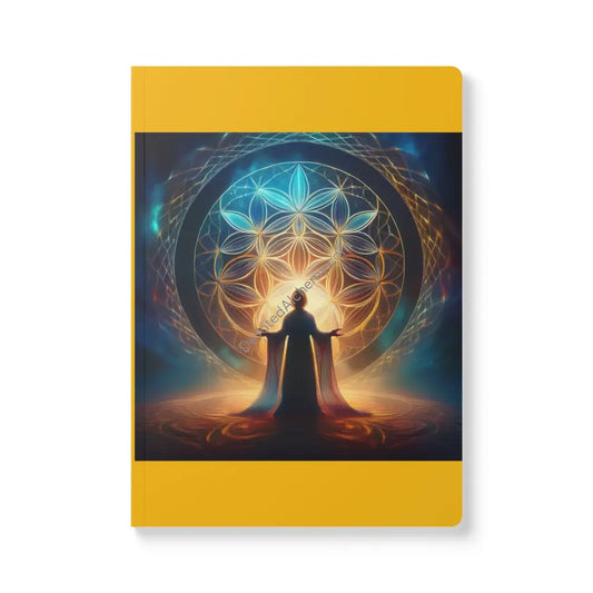 Devine Feminine Sacred Geometry Softcover Journal | Inspirational Writing Notebook 100 Pages (50
