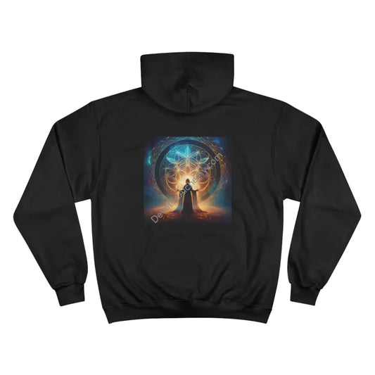 Divine Feminie Champion Hoodie - Perfect For Casual Wear & Gifts Black / S