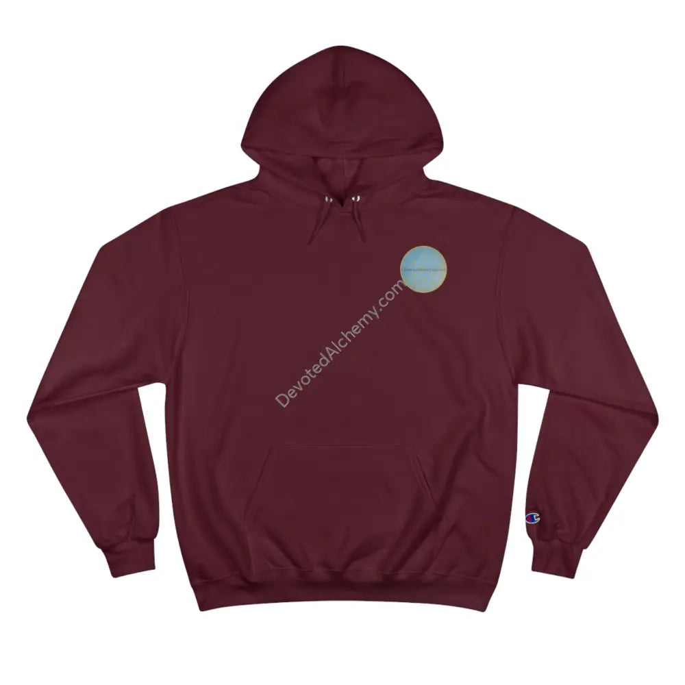 Divine Feminie Champion Hoodie - Perfect For Casual Wear & Gifts Maroon / S
