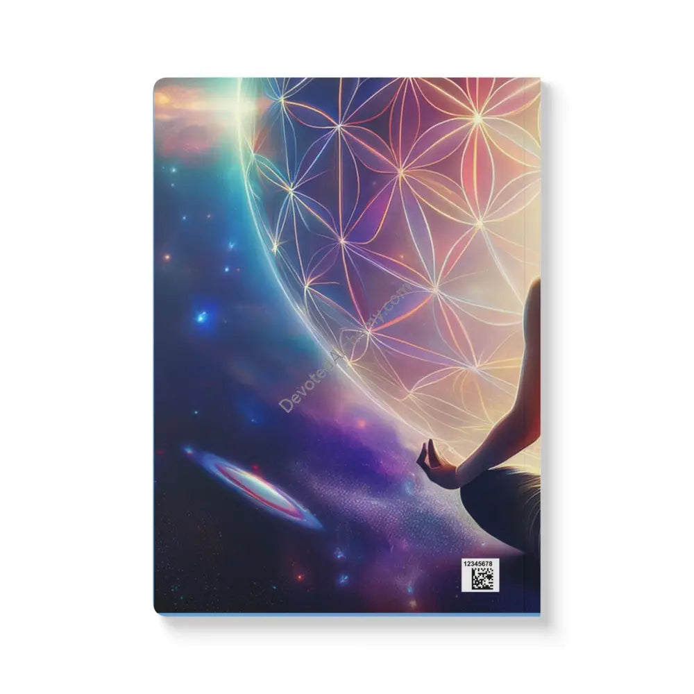 Flower of Life Mystic Softcover Journal | Dream Diary Empowerment Notebook Gratitude Journal Cosmic Art Stationery Gift