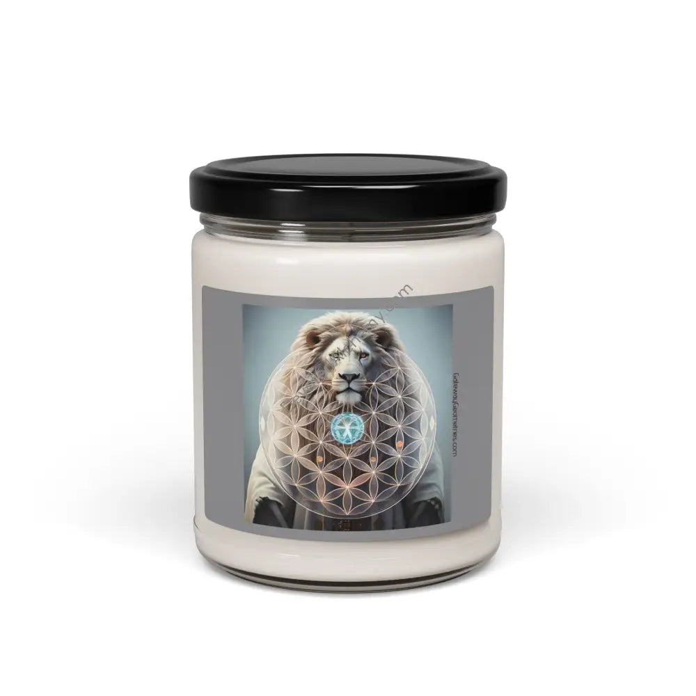 Flower Of Life Scented Soy Candle - Calming Aromatherapy 9Oz Home Decor