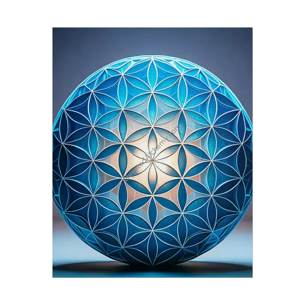 Flower of Life Wall Art Print Spiritual Decor Chakra Healing Poster Yoga Gift Mindfulness Art Bohemian Room Decoration