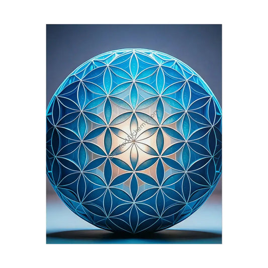 Flower of Life Wall Art Print Spiritual Decor Chakra Healing Poster Yoga Gift Mindfulness Art Bohemian Room Decoration