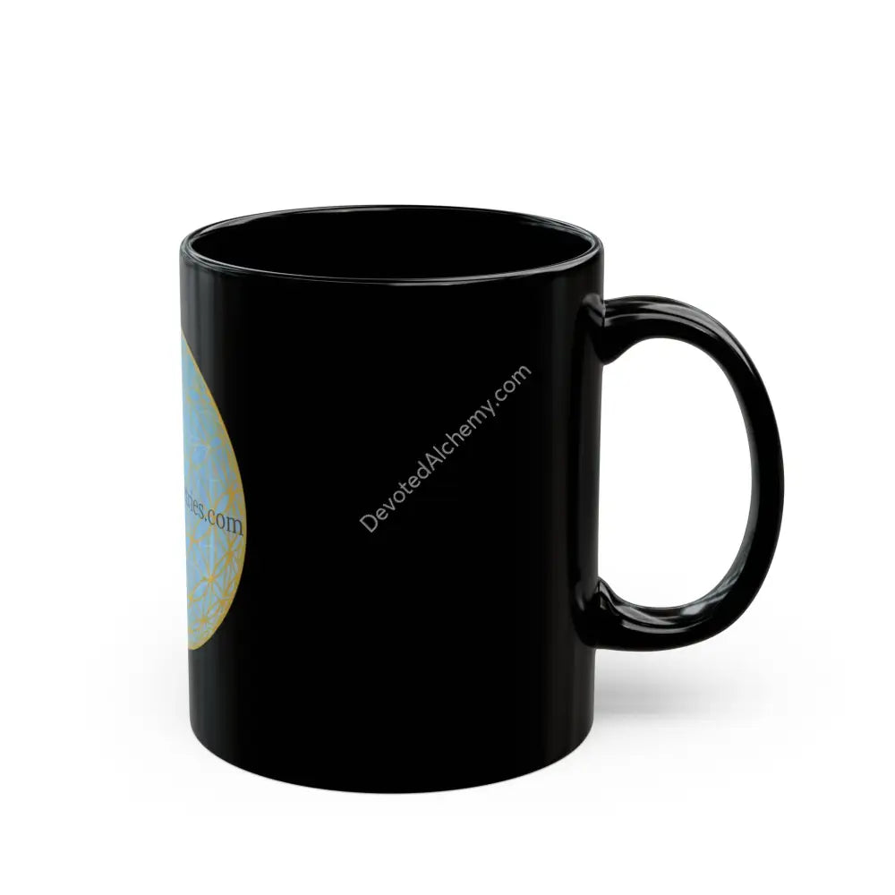 Gateway Geometries Black Mug - 11Oz & 15Oz Perfect For Geometric Art Lovers