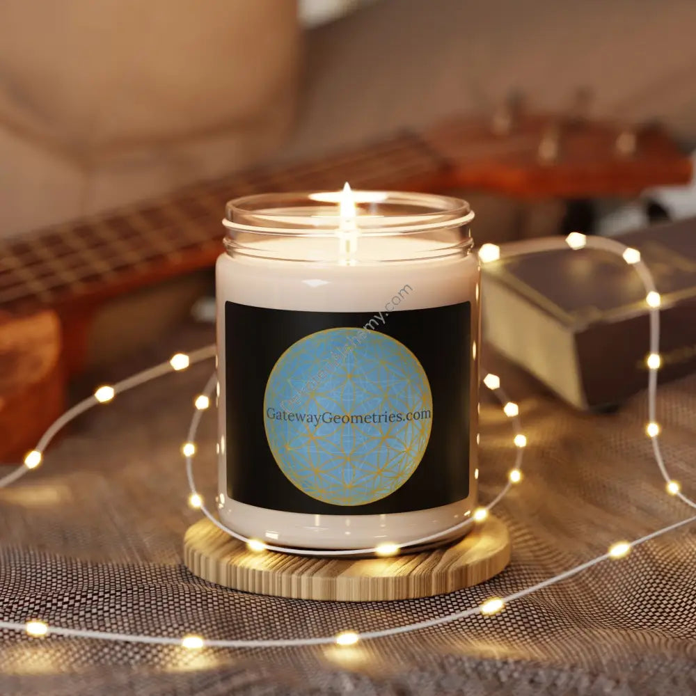 Gateway Geometries Scented Soy Candle - Calming Aromatherapy 9Oz Home Decor