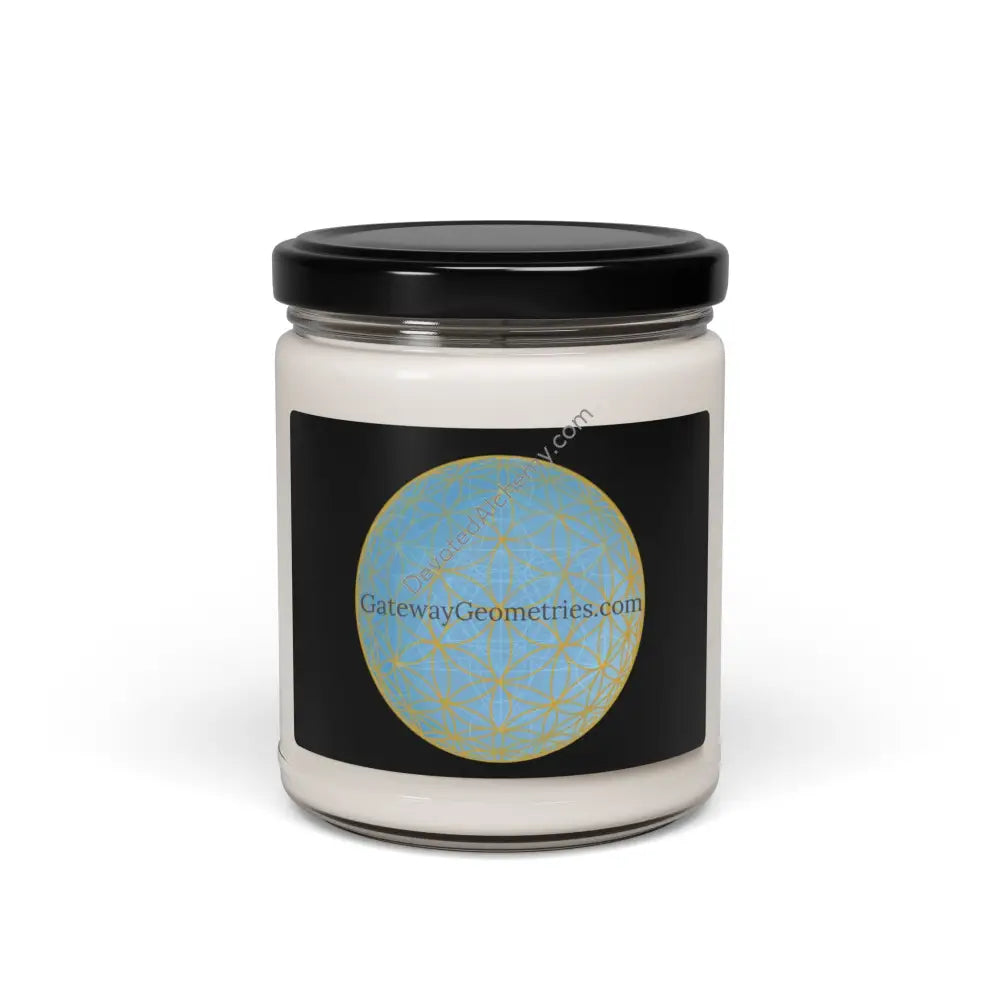 Gateway Geometries Scented Soy Candle - Calming Aromatherapy 9Oz Home Decor