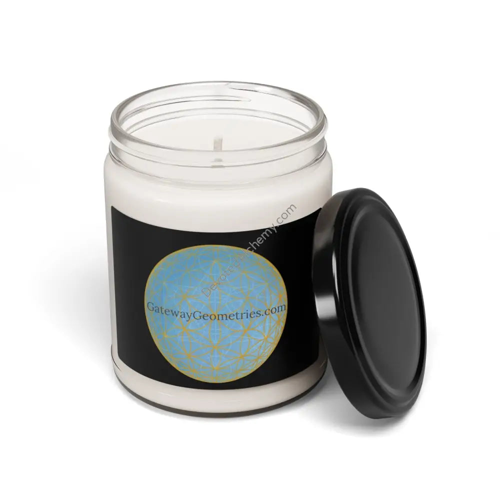 Gateway Geometries Scented Soy Candle - Calming Aromatherapy 9Oz Home Decor