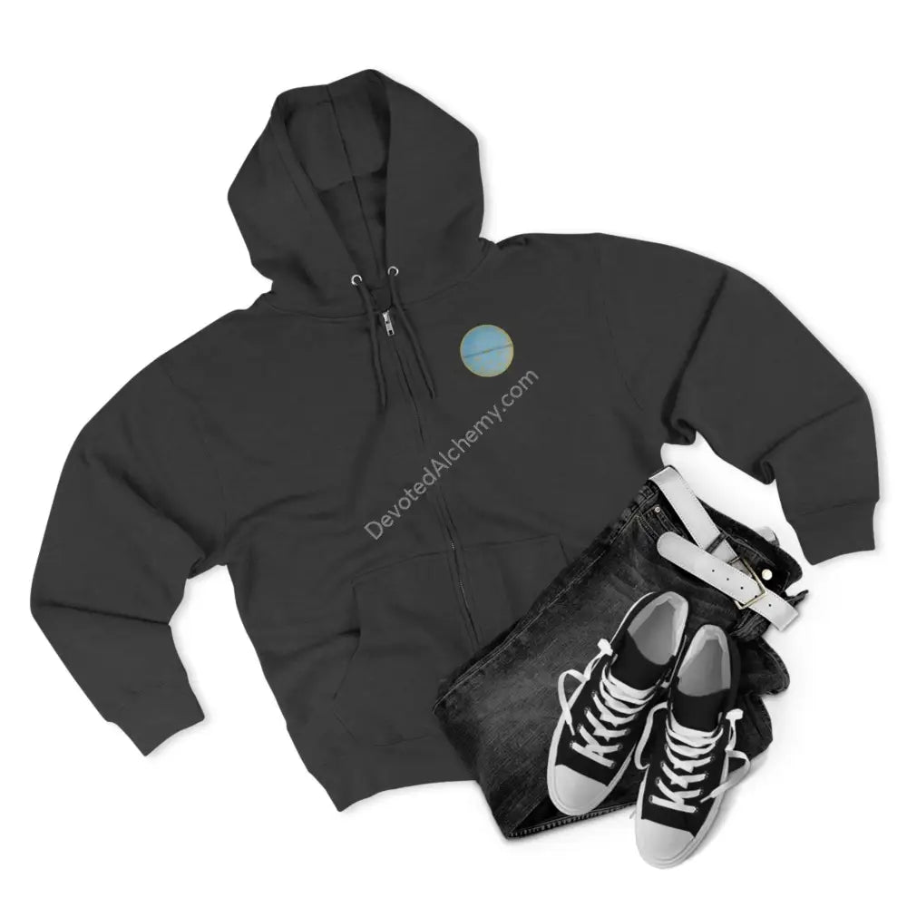 Gateway Geometries Unisex Zip Hoodie - Comfortable Stylish & Unique Design