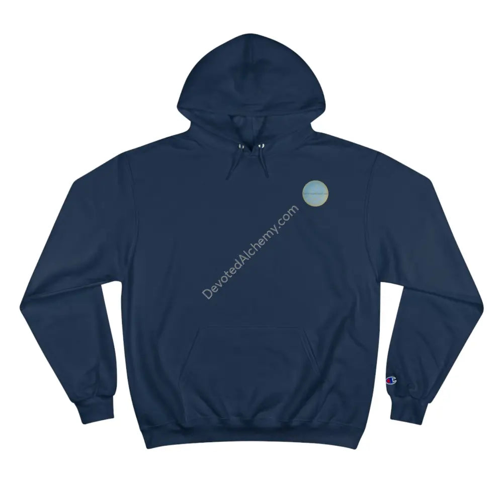Lion Spirit Flower Of Life Champion Hoodie | Cosmic Vibes Perfect For Nature Lovers