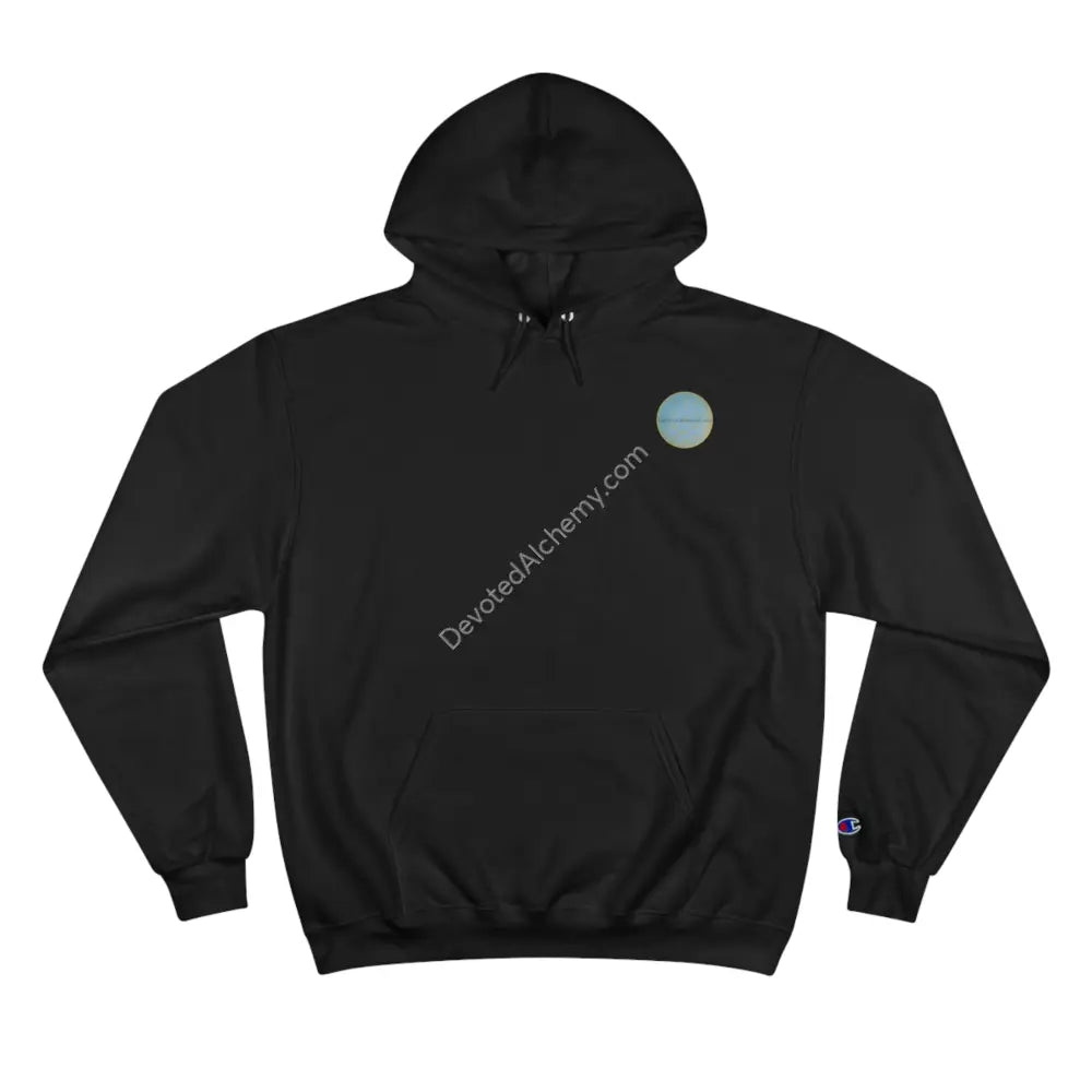 Lion Spirit Flower Of Life Champion Hoodie | Cosmic Vibes Perfect For Nature Lovers