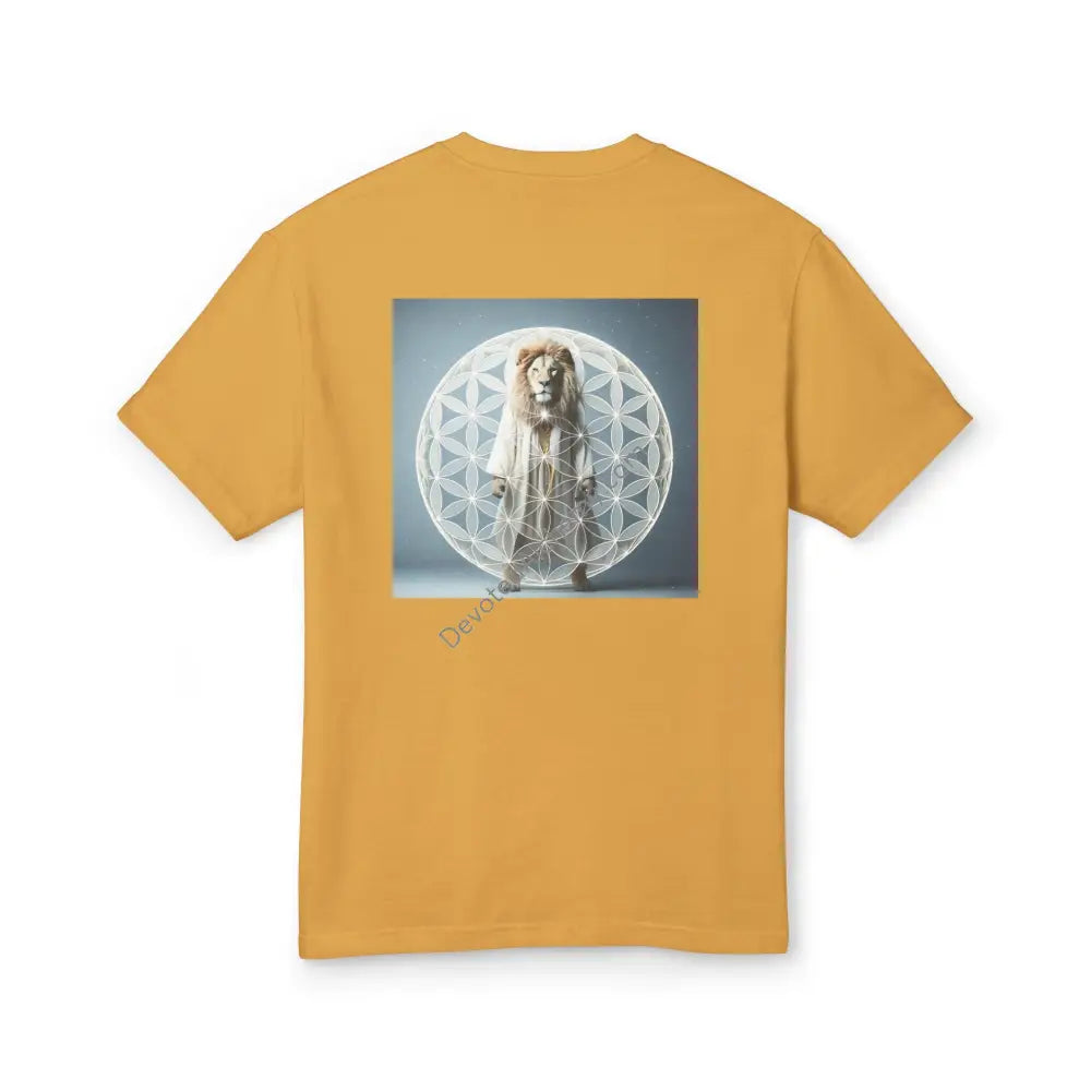 Mystic Lion Heavyweight Cotton Tee - Unisex T-Shirt With Unique Design