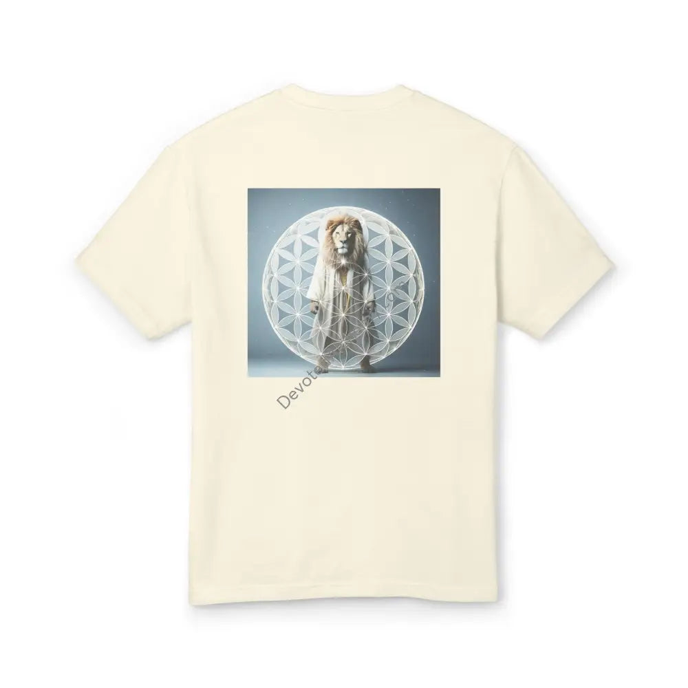 Mystic Lion Heavyweight Cotton Tee - Unisex T-Shirt With Unique Design