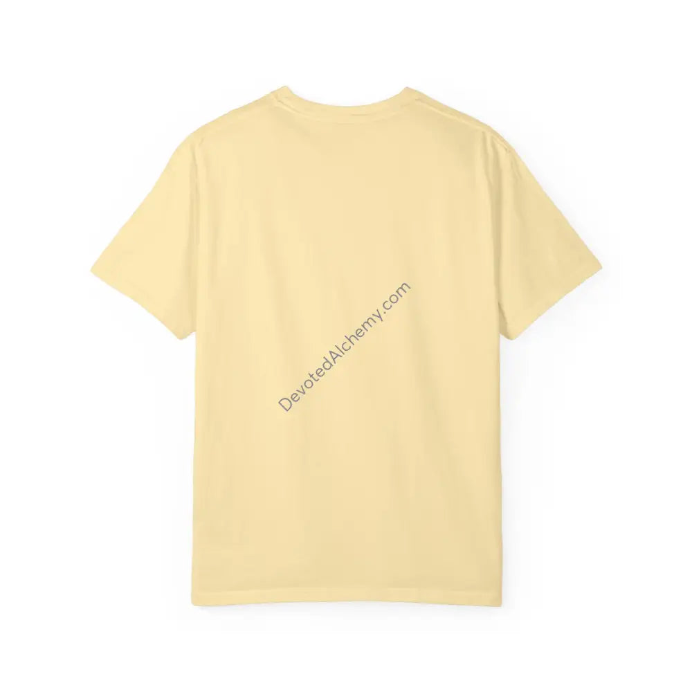Mystic Lion Sacred Geometry Unisex Garment-Dyed T-Shirt