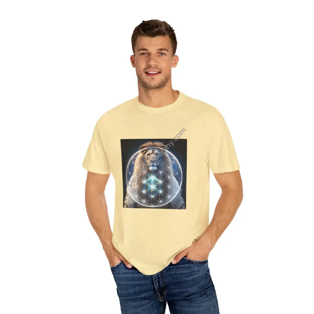 Mystic Lion Unisex Garment-Dyed T-Shirt