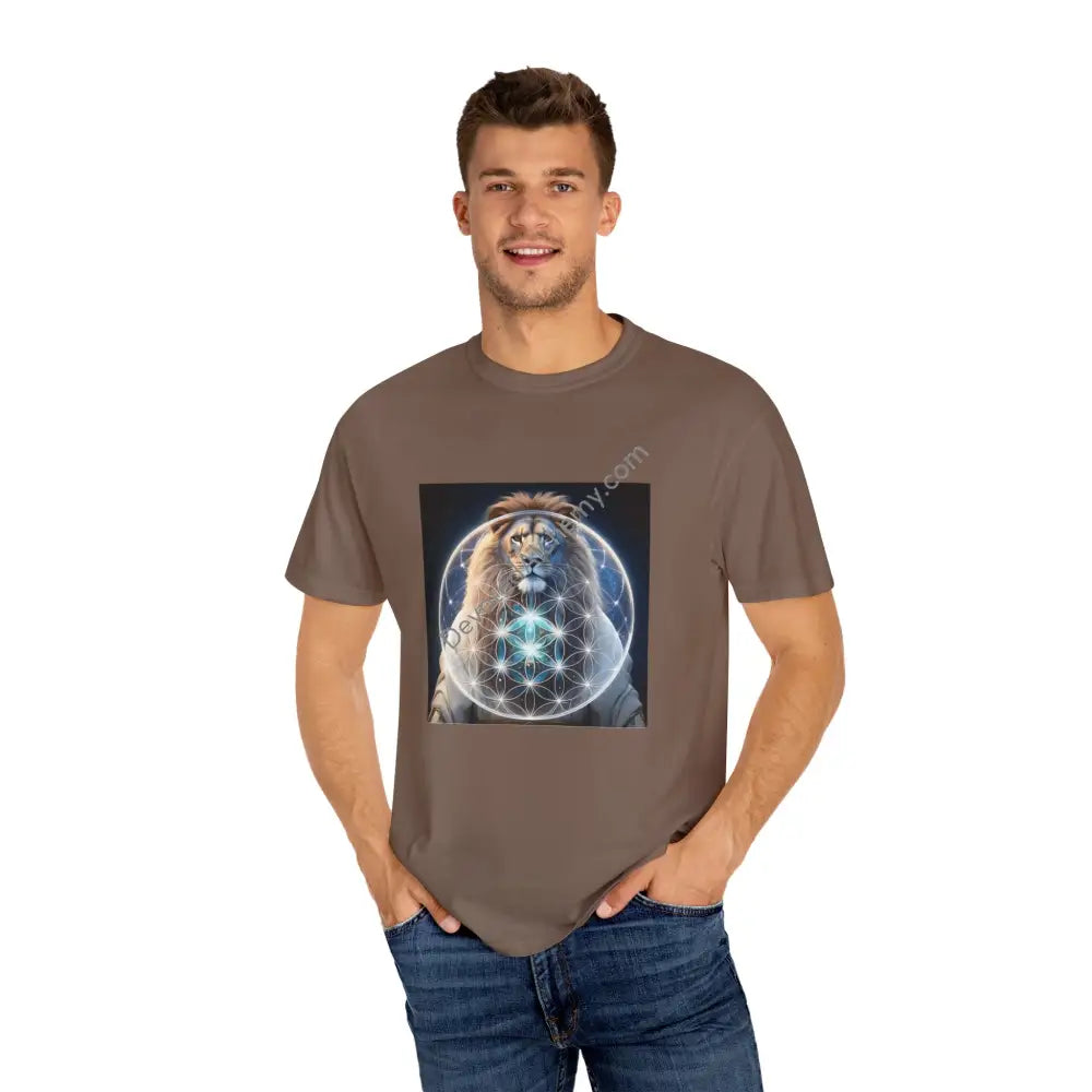 Mystic Lion Unisex Garment-Dyed T-Shirt
