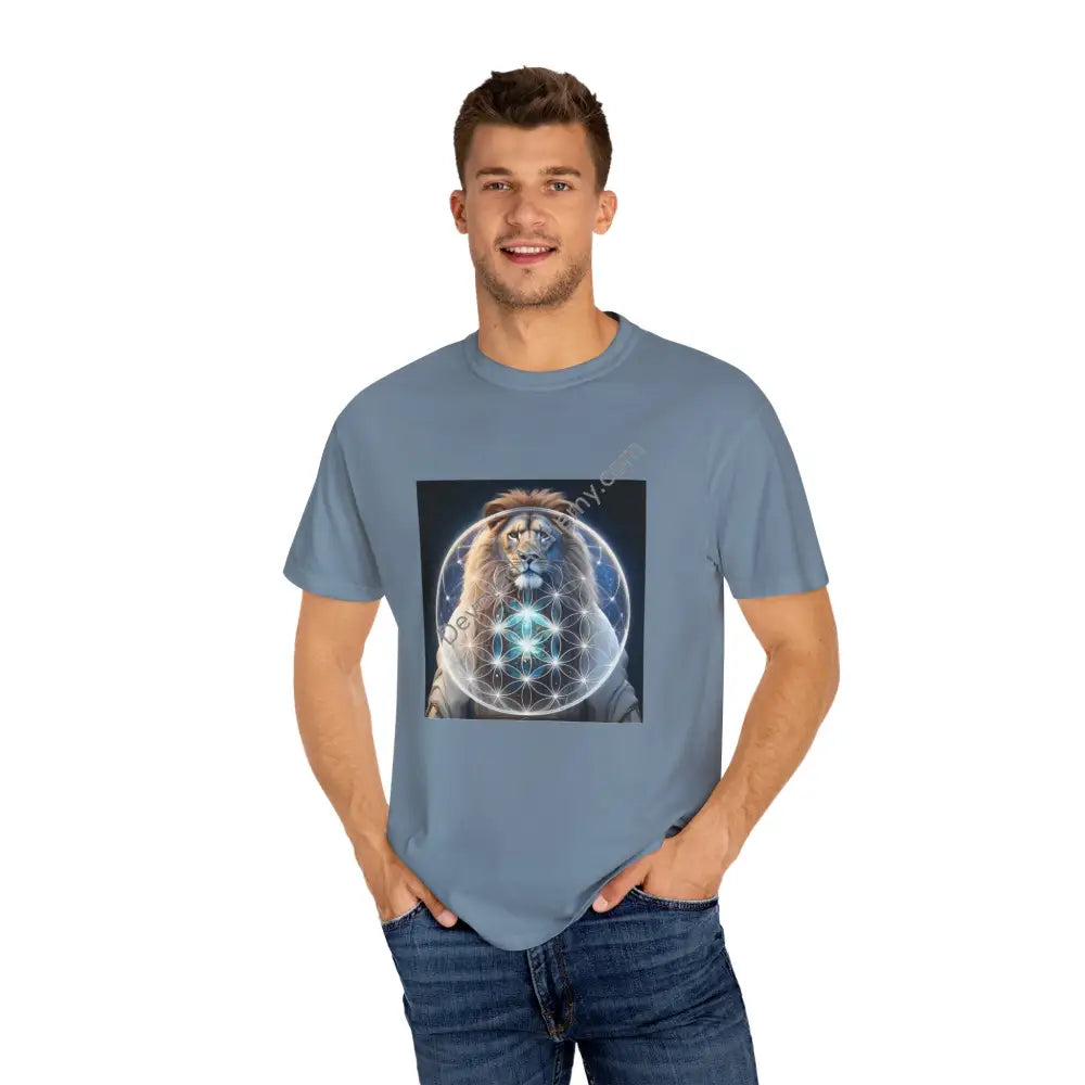 Mystic Lion Unisex Garment-Dyed T-Shirt