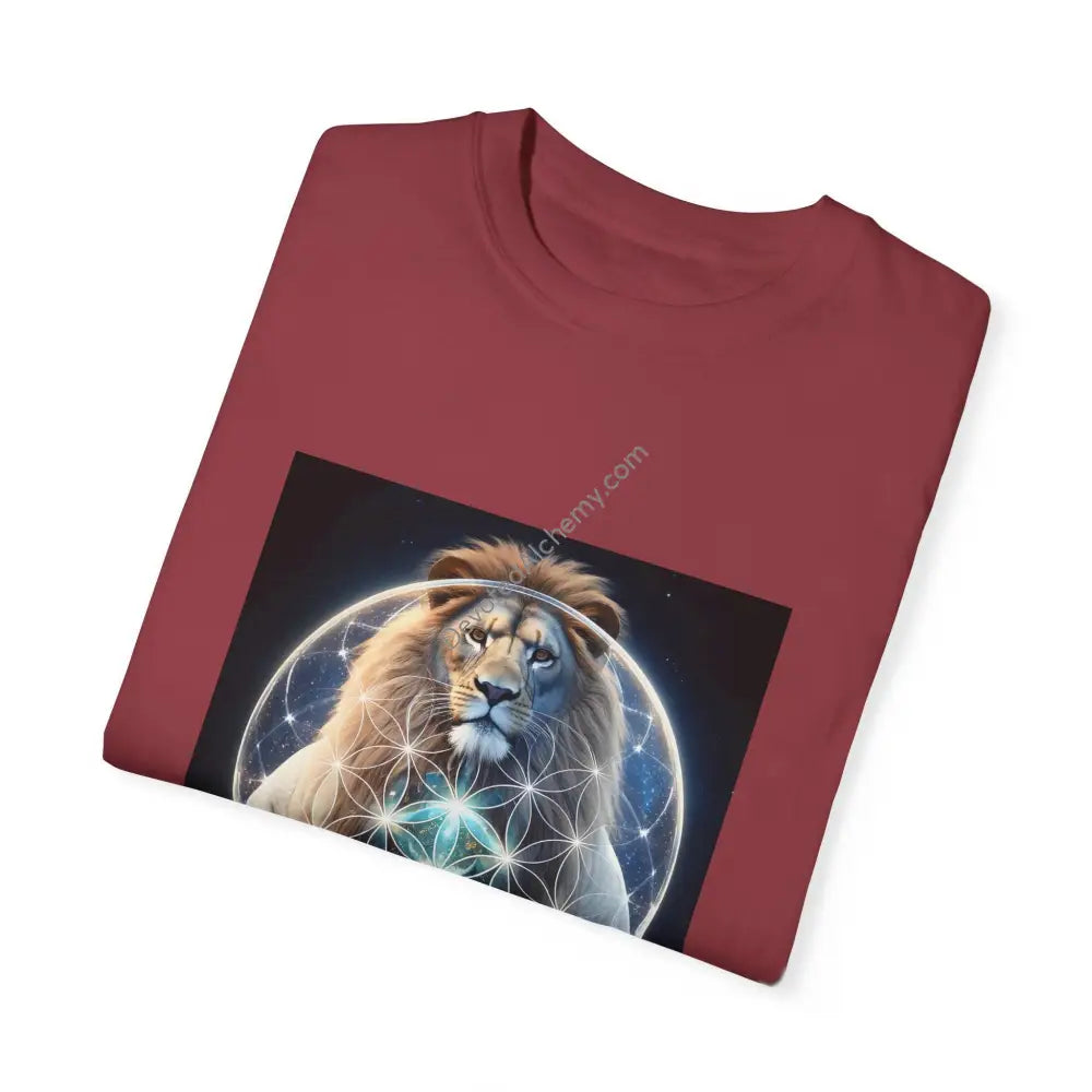 Mystic Lion Unisex Garment-Dyed T-Shirt