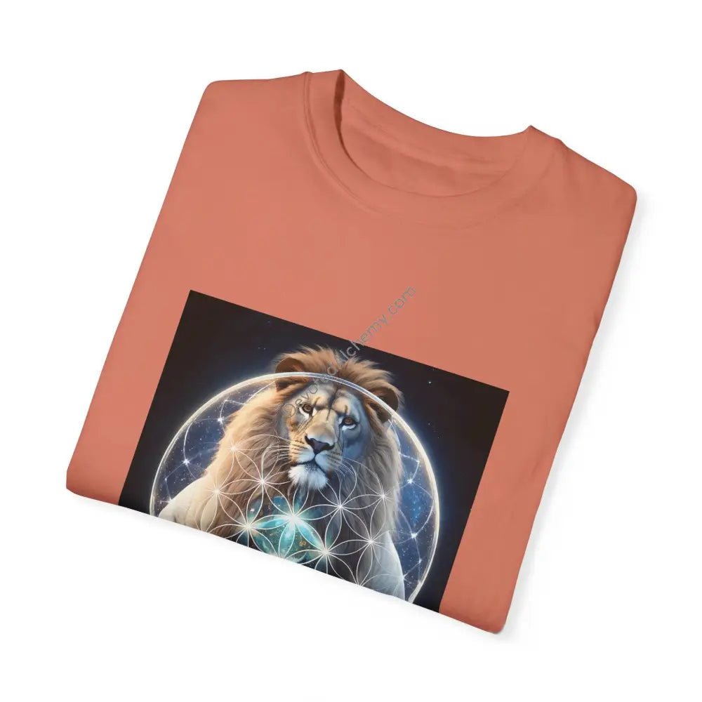 Mystic Lion Unisex Garment-Dyed T-Shirt