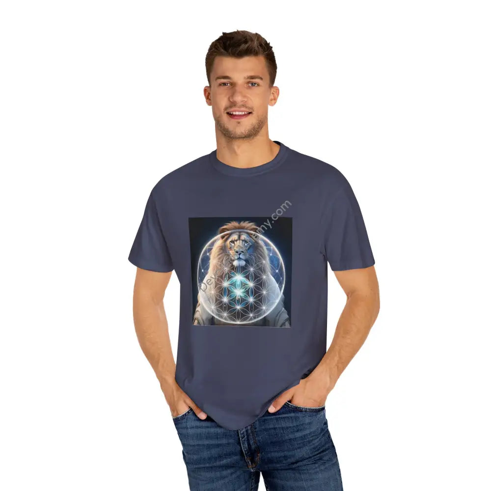 Mystic Lion Unisex Garment-Dyed T-Shirt
