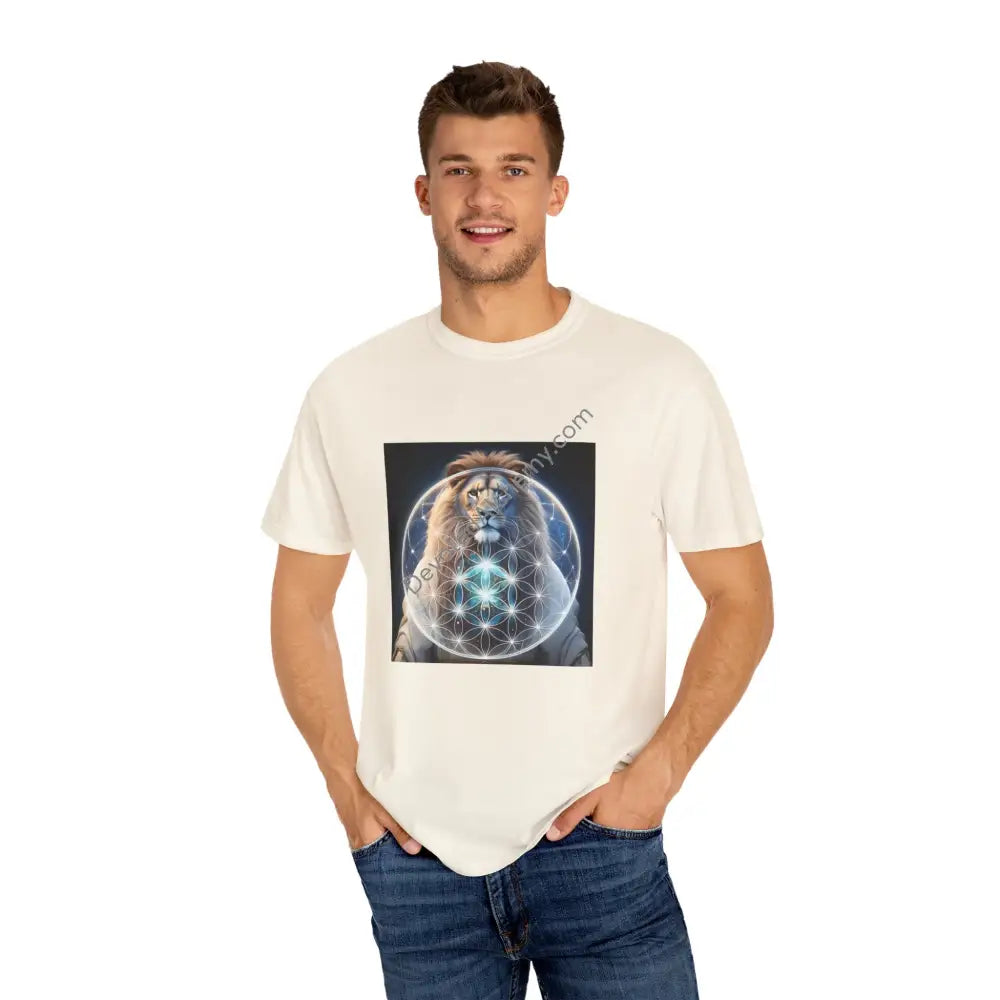 Mystic Lion Unisex Garment-Dyed T-Shirt