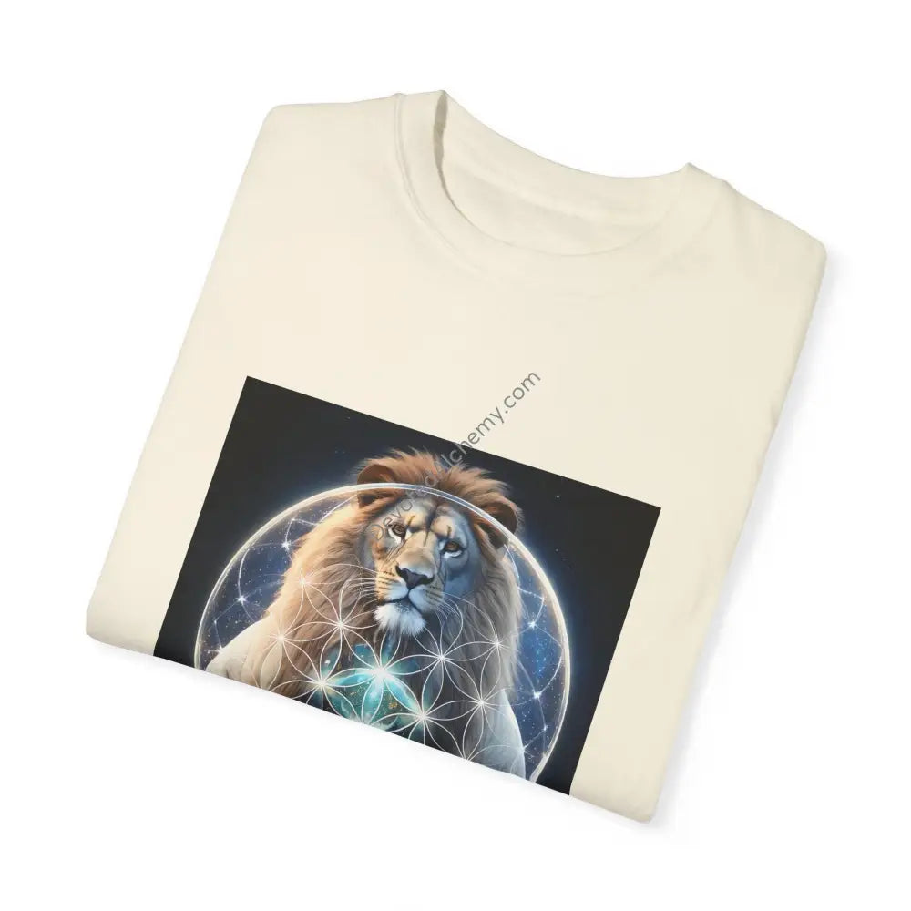 Mystic Lion Unisex Garment-Dyed T-Shirt