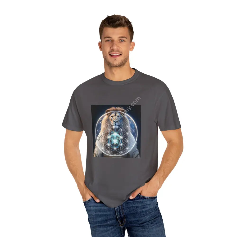 Mystic Lion Unisex Garment-Dyed T-Shirt