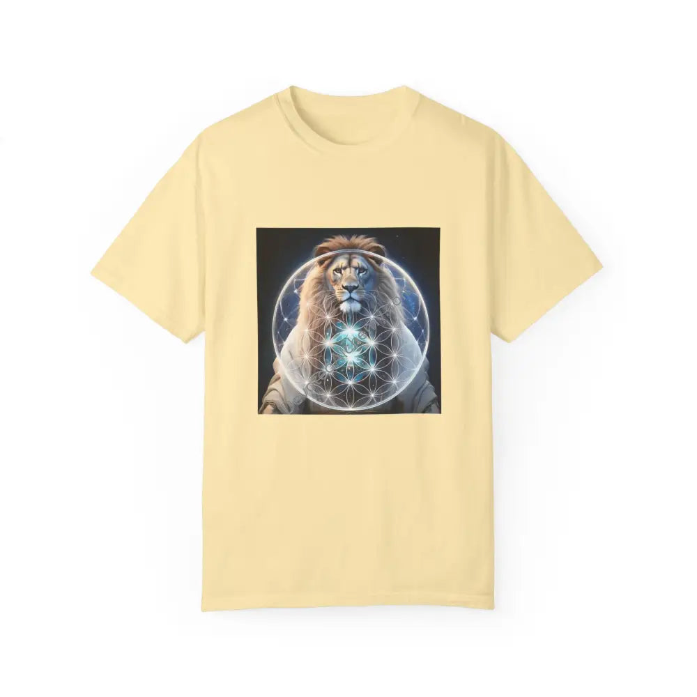 Mystic Lion Unisex Garment-Dyed T-Shirt Banana / S