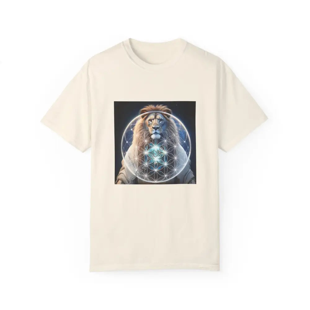 Mystic Lion Unisex Garment-Dyed T-Shirt Ivory / S