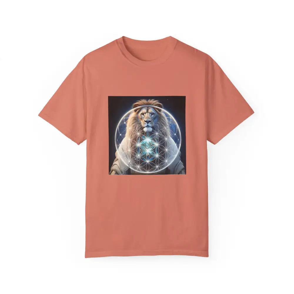 Mystic Lion Unisex Garment-Dyed T-Shirt Terracotta / S