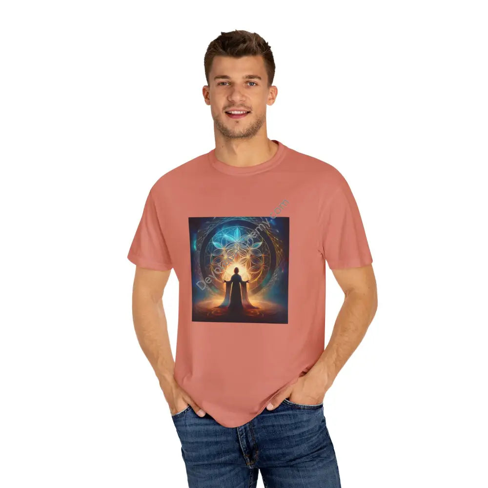 Spiritual Awakening Unisex Garment-Dyed T-Shirt