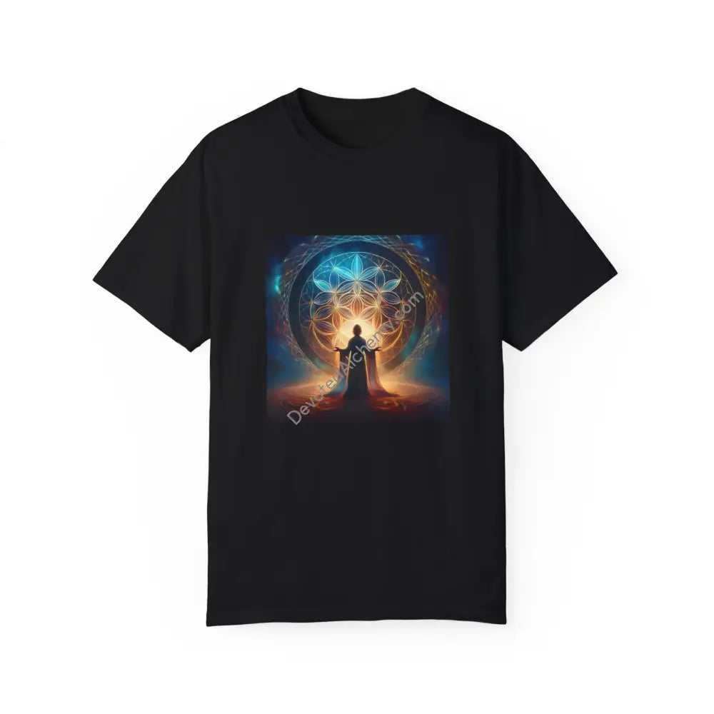 Spiritual Awakening Unisex Garment-Dyed T-Shirt Black / S
