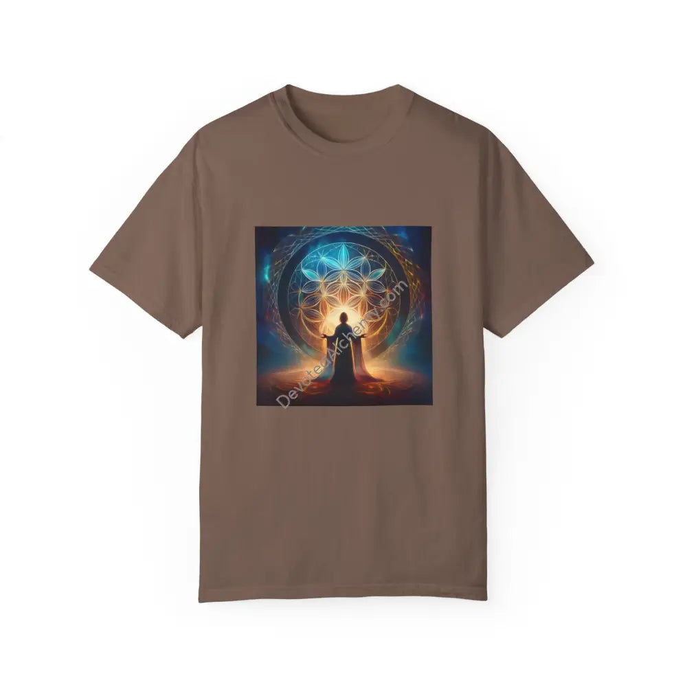 Spiritual Awakening Unisex Garment-Dyed T-Shirt Espresso / S