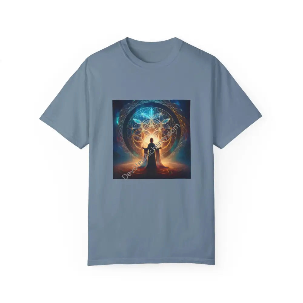 Spiritual Awakening Unisex Garment-Dyed T-Shirt Ice Blue / S